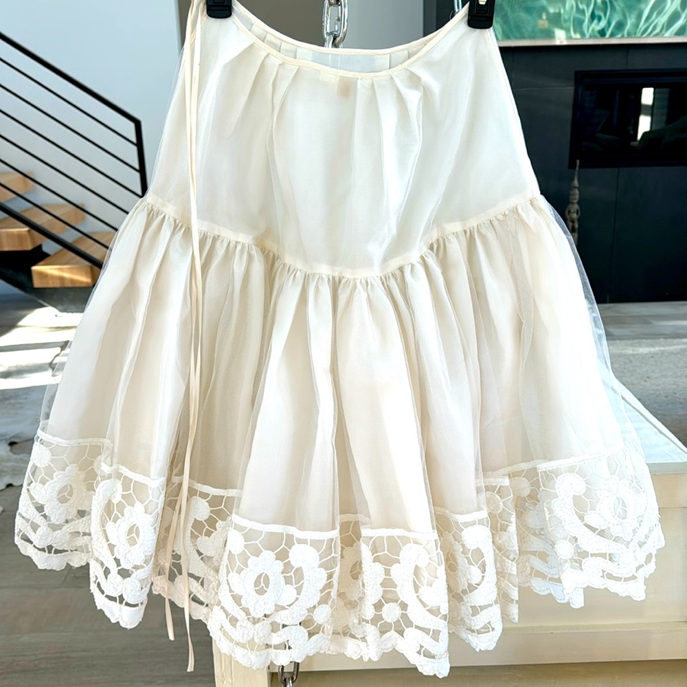 Lace & Tulle Petticoat Slip - for under dresses & skirts